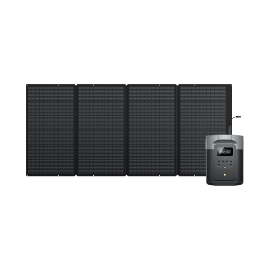 EcoFlow DELTA 2 Max + 400W Portable Solar Panel 1