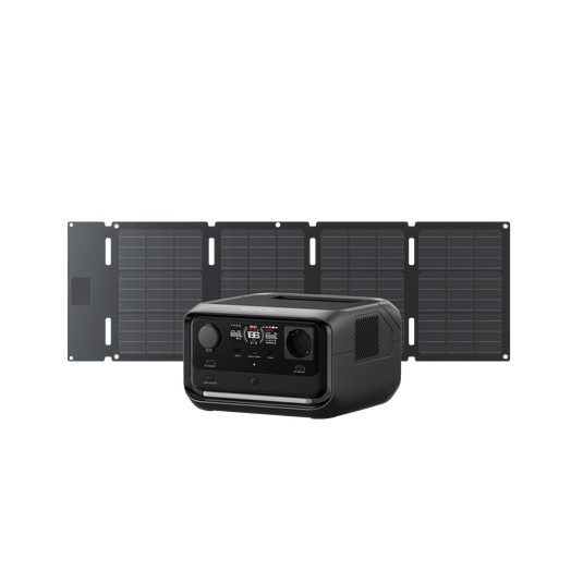 Générateur solaire EcoFlow RIVER 3 Plus (PV 60 W) RIVER 3 Plus / Panneau solaire portable EcoFlow 45 W (USB-C)