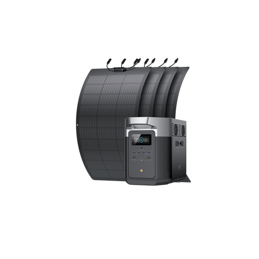 EcoFlow DELTA Max + Panneau Solaire Flexible 100W DELTA Max 1600 / 4