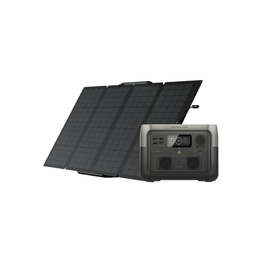 EcoFlow RIVER 2 Max + Panneau solaire portable 160 W